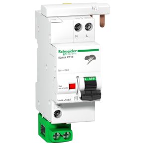   Schneider Electric Acti9 iQuick-PF - A9L16617 10 kA, 1P-N, cu conductor de împământare