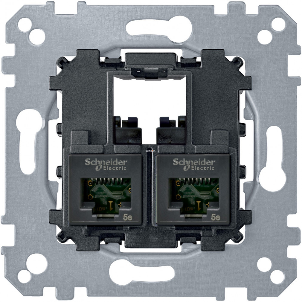 Schneider Merten 2xRJ45 Cat5e UTP priză MTN4575-0002