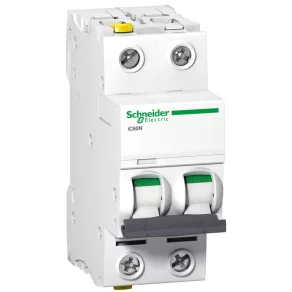   Schneider Electric Acti9 iC60N - A9F04263 - întrerupător de mică putere, 2P, C, 63 A