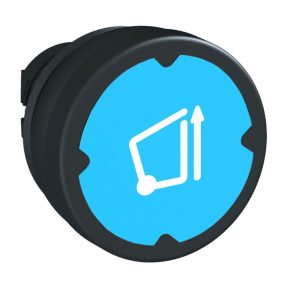   Schneider Electric Harmony XB5 - ZB5AC98005 - cap de buton din plastic pentru medii dure, Ø22, retur, albastru deschis, cu simbol