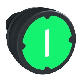   Schneider Electric Harmony XB5 - ZB5AC38023 - cap de buton din plastic pentru medii dure, Ø22, retur, verde, cu simbol