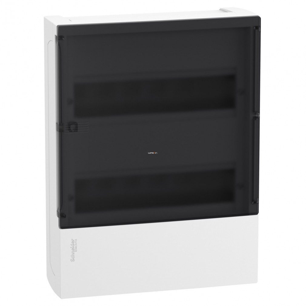 Schneider distribuitor mic pentru montare pe perete cu 2/24 uși transparente IP40 cu șină PE/N RESI9 MP MIP12212S