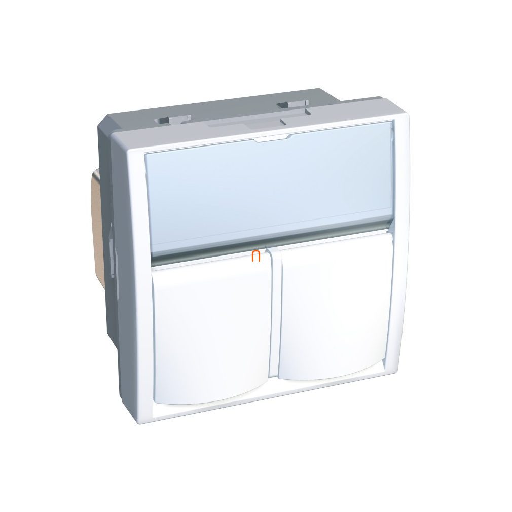 ALB44336N Altira Infraplus 2xRJ45 conector Cat6 FTP, alb polar Schneider