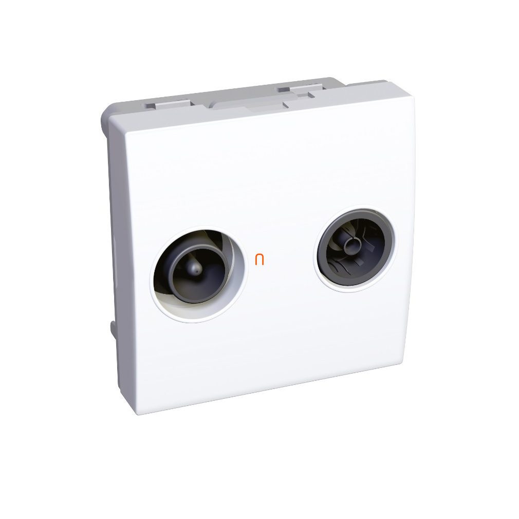 ALB44327 Altira TV/R conector 1 dB, terminator, alb gheață Schneider
