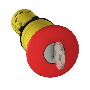   Schneider Electric Harmony XB7 - XB7NS9444 - declanșare de urgență monolitică Ø22, declanșare cu cheie, 2NC, roșu