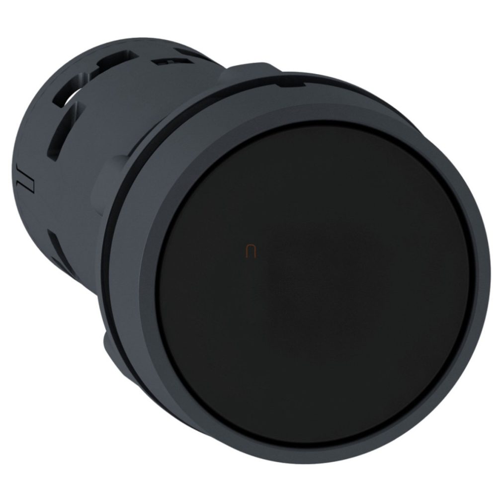 Buton, cu arc, negru, 2NO XB7NA23 Schneider