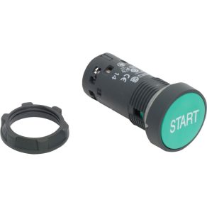   Schneider Electric Harmony XB7 - XB7NA3133 - buton, verde - 1NO - alb „START”