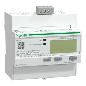   Seria Schneider Electric iEM3000 - A9MEM3155 - Contor digital de energie, 3F, 63 A, MODBUS, MID