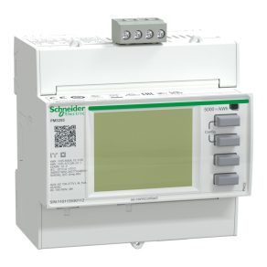   Seria Schneider Electric PM3000 - METSEPM3255 - Contor de energie I, In, U, V, PQS, E, PF, Hz, medie, MODBUS, memorie