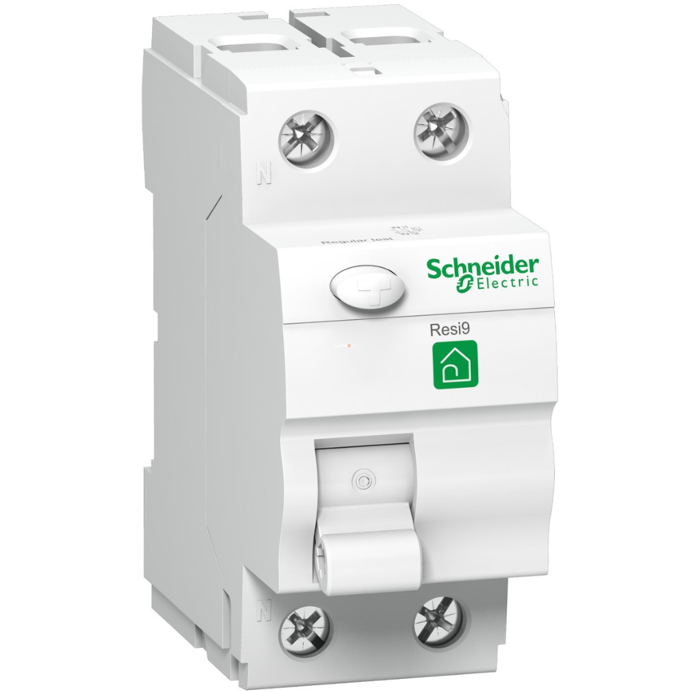 Întrerupător de protecție electrică Schneider, clasa A, 2P, 63A, 30mA (RESI9)