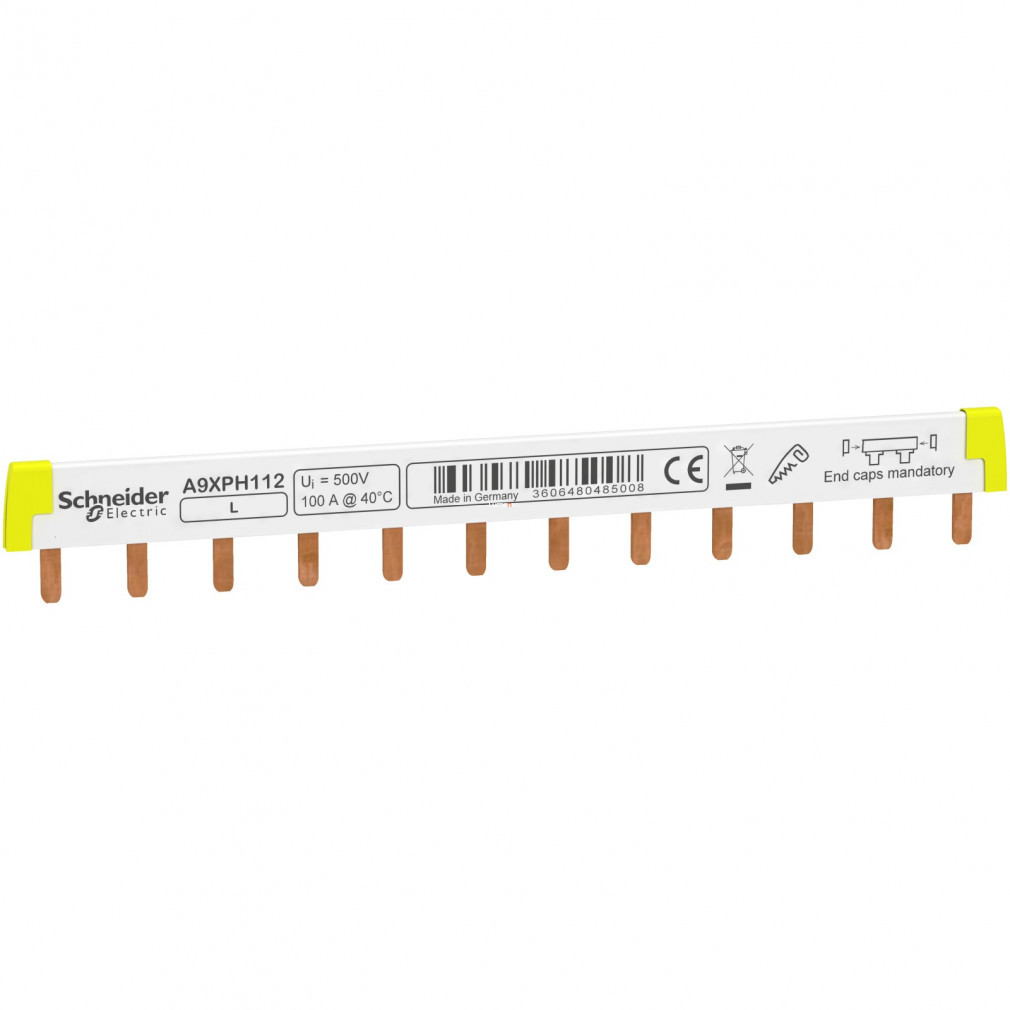 Schneider ACTI9 bară colectoare secționabilă 100A, 1P, 12M (A9XPH112)