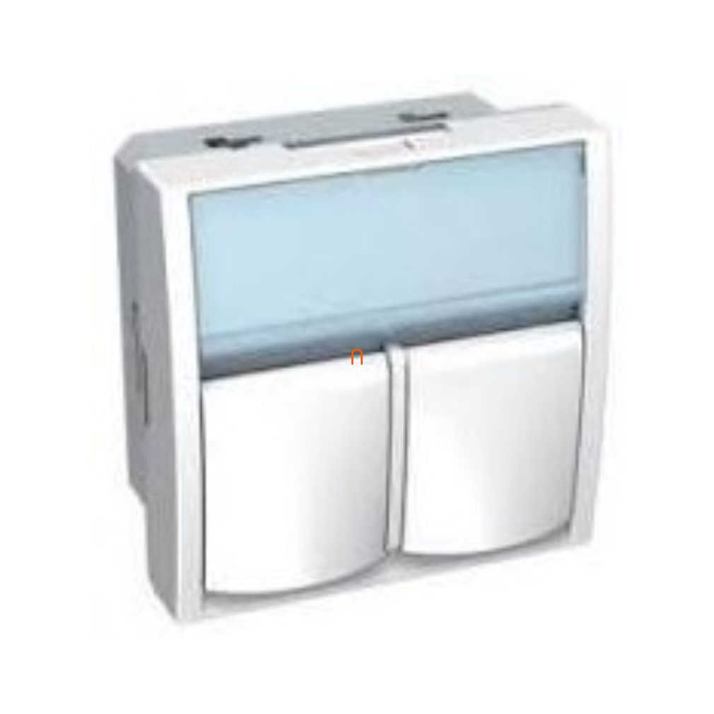 Altira Alombard suport IT 2xRJ45 Cat6 FTP alb polar, antibacterian ALB47336N Schneider