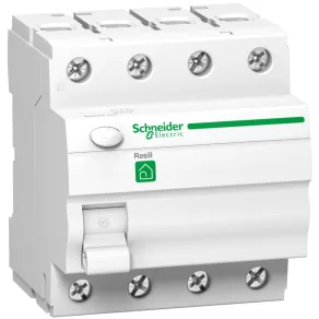   Schneider Electric Resi9 - R9R11425 - întrerupător automat, clasă CA, 4P, 25A, 30mA