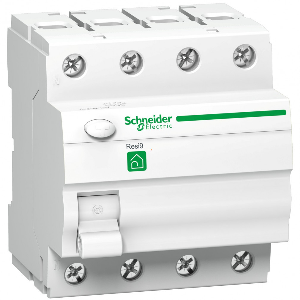 Schneider RESI9 întrerupător de protecție a curentului, clasa AC, 4P, 40A, 30mA R9R11440
