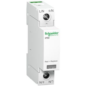   Schneider Electric Acti9 iPRD - A9L40101 - descărcător de supratensiune cu inserție înlocuibilă, semnalizare la distanță, 40 kA, 1P, 350 V