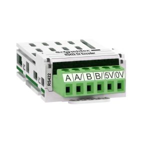   Schneider Electric Altivar 32 - VW3A3620 - accesoriu pentru convertizor de frecvență, modul de interfață encoder, Rs422, 5V, pentru convertizor de frecvență ATV320