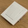 Schneider Electric Asfora - EPH0600123 - Comutator dublu, cu acționare cu arc, bej (106+6)