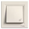 Schneider Electric Asfora - EPH0800123 - Buton monopolar, semnal sonor, conectare cu arc, bej