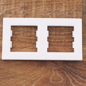   Schneider Electric Asfora - EPH5800221 - Cadru dublu, orizontal, alb