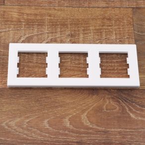   Schneider Electric Asfora - EPH5800321 - Cadru triplu, orizontal, alb