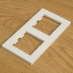   Schneider Electric Asfora - EPH5810223 - Cadru dublu, vertical, bej