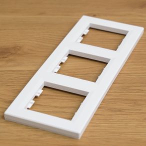   Schneider Electric Asfora - EPH5810321 - Cadru triplu, vertical, alb