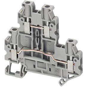   Blocuri terminale Schneider Electric Linergy TR - NSYTRV44D - Jumper cu șurub cu două niveluri, conexiune 1x1, 6,2 mm, 4 mm2, 30 A - es