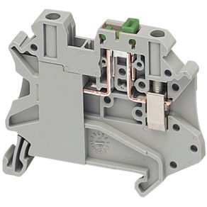   Blocuri terminale Schneider Electric Linergy TR - NSYTRV42SC - Bloc terminal cu șurub cu un singur nivel, cu conector cu lamă, conexiune 1x1, 6,2 mm, 4 mm2, 20A