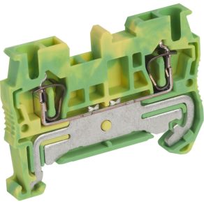   Blocuri terminale Schneider Electric Linergy TR - NSYTRR22PE - Terminal de împământare cu un singur nivel, cu arc, conexiune 1x1, 5,2 mm, 2,5 mm2, verde-galben