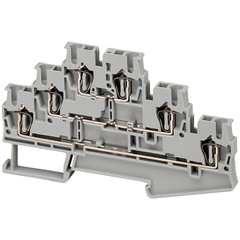 NSYTRR26T Conector cu arc cu trei niveluri, conexiune 1x1, 5,2 mm, 2,5 mm2, 20 A, Schneider