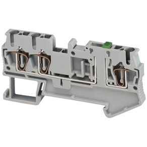   Blocuri terminale Schneider Electric Linergy TR - NSYTRR23SC - Terminal de deconectare cu un singur nivel, cu lamă de cuțit și arc, conexiune 1x2, 5,2 mm, 2,5 mm2, 20 A - es