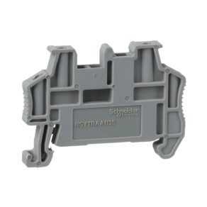   Blocuri terminale Schneider Electric Linergy TR - NSYTRAAB35 - Bloc terminal final, 35 mm - șină DIN cu fixare prin clip, lățime 5,15 mm
