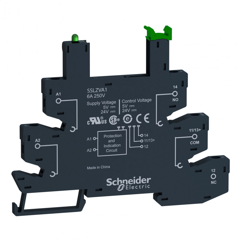 Soclu releu cu stare solidă Schneider SSLZVA1