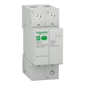   Schneider Electric Easy9 Pro - EZ9L33620 - Descărcător de supratensiune, T2, 20 kA, 1P-N