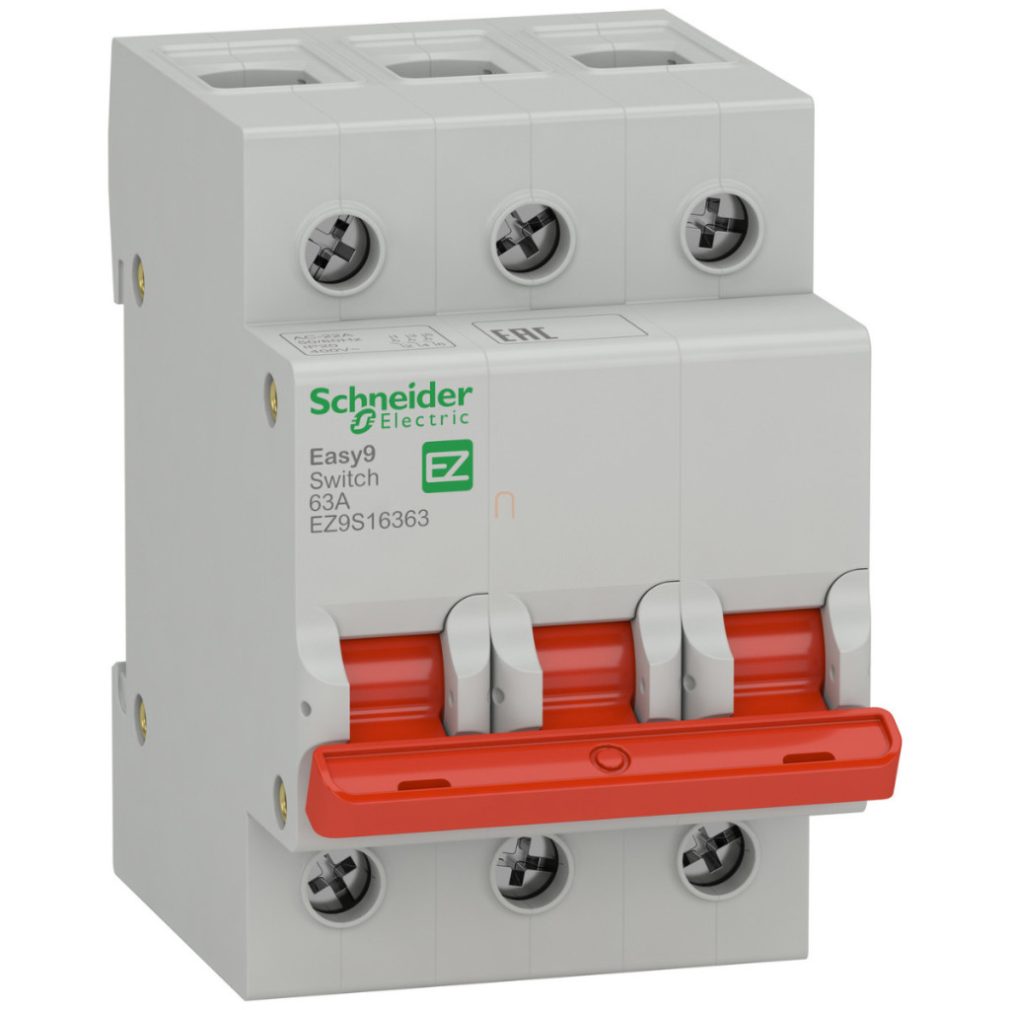 Întrerupător secțional Schneider Easy9 Pro 3P 63A (EZ9S16363)