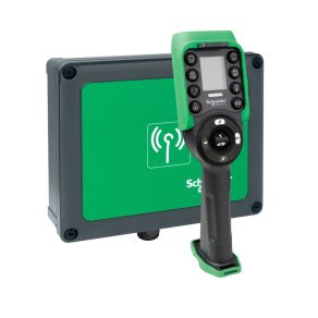   Schneider Electric Harmony eXLhoist - XARS12D18W - controler wireless pentru macara cu receptor solid-state 24 - 240 V c.a./c.c., 18 I + 20 O, 6 + 6 butoane + afișaj