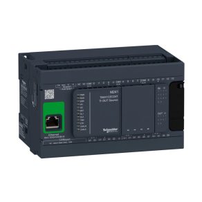   Schneider Electric Modicon M241 - TM241CEC24T - PLC pentru controlul mașinilor, 24 I/O, ieșire tranzistor, RS232/RS485, RS485, Ethernet Modbus TCP/IP, CANopen, 24 VCC