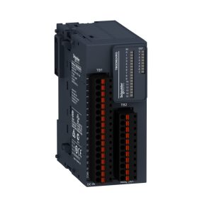   Schneider Electric Modicon TM3 - TM3DM24RG - modul de expansiune, 16 intrări digitale, 8 ieșiri releu digitale, 24 VCC, cu arc