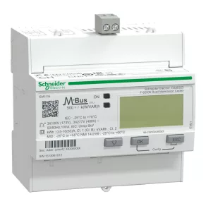   Schneider Electric seria iEM3000 - A9MEM3135 - Contor digital de energie, trifazat, 63 A, M-Bus, MID