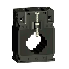   Schneider Electric Transformator de curent TI - METSECT5MC060 - transformator de curent 600/5 A, rezistent la condiții climatice, pentru cablu (Ø32) sau bară colectoare (10x40, 20x32 și 25x25) (MC)