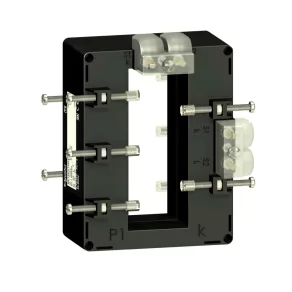   Schneider Electric Transformator de curent TI - METSECT5DH200 - transformator de curent 2000/5 A (38x102), rezistent la condiții climatice, cu două ieșiri secundare pentru bara colectoare (DH)