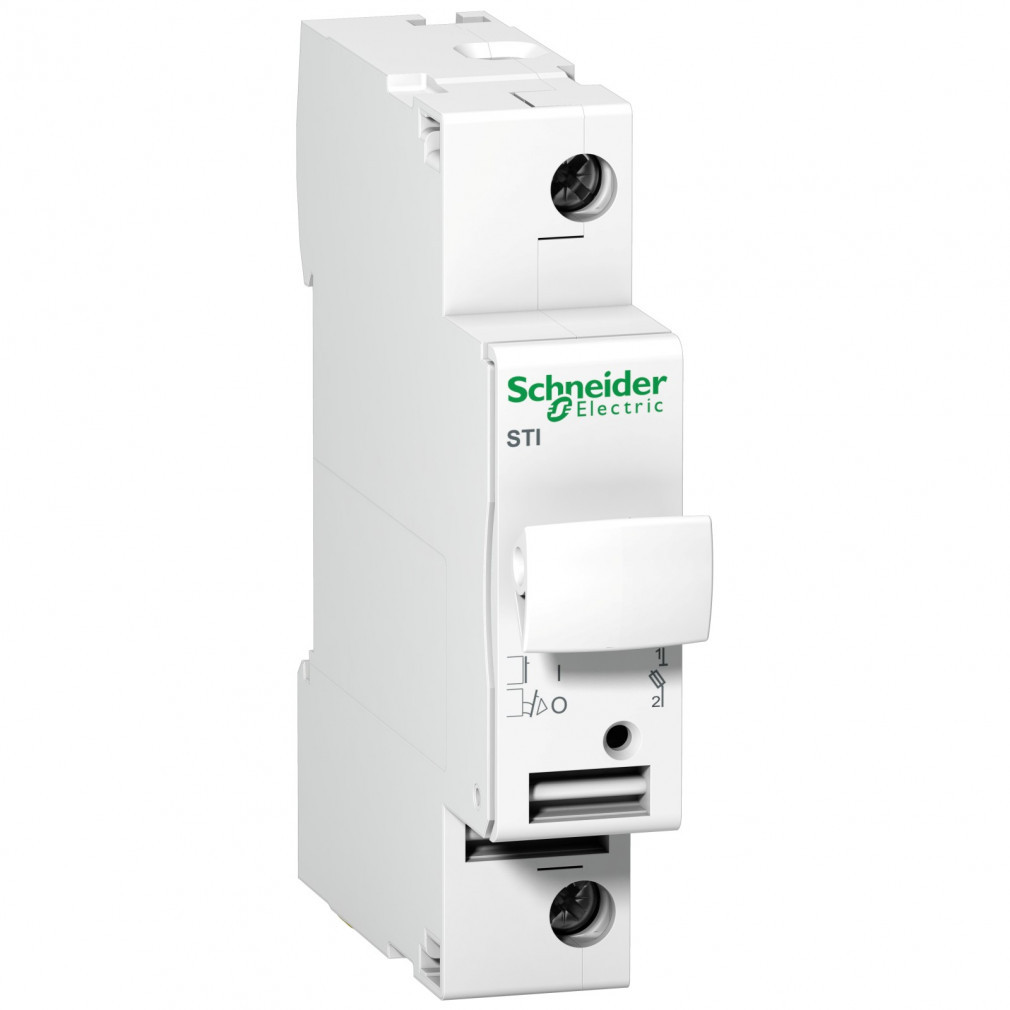 Schneider ACTI9 STI întrerupător cu siguranță termică, 1P, 25A, 10,3x38 mm A9N15636