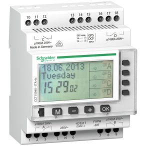   Schneider Electric Acti9 ITA - CCT15940 Temporizator programabil 4c, 4 canale