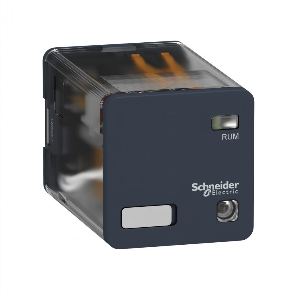Relee universal Schneider, cilindric, 3CO, 10A, 230VAC, LED RUMC33P7
