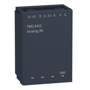   Schneider Electric Modicon M241 - TMC4AI2 - Placă de semnal TMC, 2 intrări analogice (0-10 V / 0-20 mA / 4-20 mA), 12 biți, pentru PLC