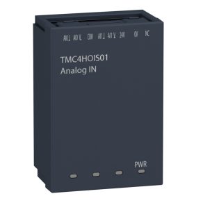   Schneider Electric Modicon M241 - TMC4HOIS01 - Placă de semnal TMC, aplicație de control macara, 2 intrări analogice (0-10 V / 0-20 mA / 4-20 mA), 12 biți, pentru PLC