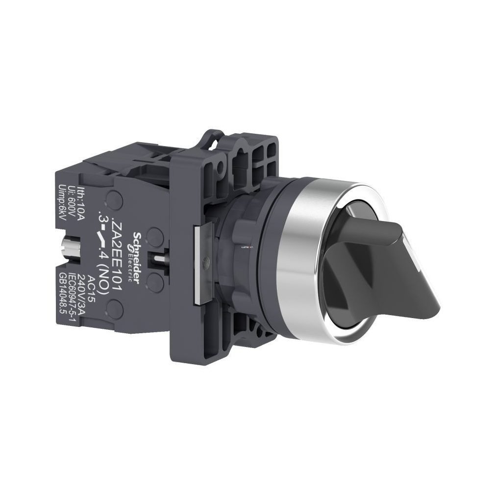 Schneider Harmony Easy Series comutator selector, 3 poziții, D22, 2NO (XA2ED53)
