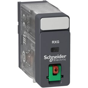   Relee electromecanice Schneider Electric Harmony - RXG11B7 - Releu de interfață RXG, 1CO, 10A, 24VAC, buton de testare