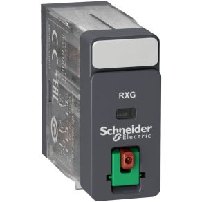   Relee electromecanice Schneider Electric Harmony - RXG21P7 - Releu de interfață RXG, 2CO, 5A, 230VAC, buton de testare