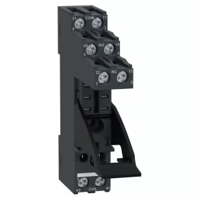   Relee electromecanice Schneider Electric Harmony - RGZE1S48M - soclu pentru releu cu interfață RXG2***, 2CO, dispunere separată, cu fixare prin șuruburi